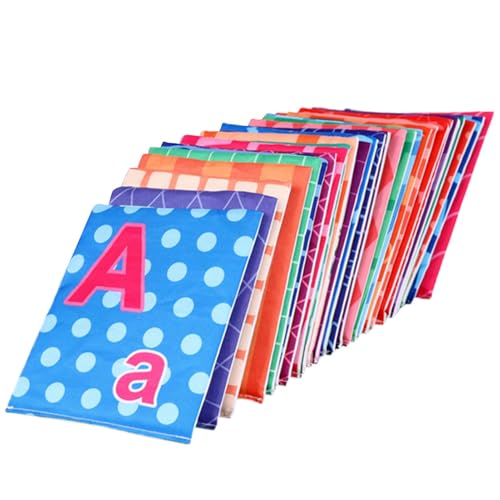 Soft Alphabet Flash Cards, Cloth Flash Alphabet Cards, Letter Learning Flash Cards, Educational Toys for Kids, Toddler Learning Tools, Alphabet Cards for Children, Interactive Learning Cards von Bsbkoj