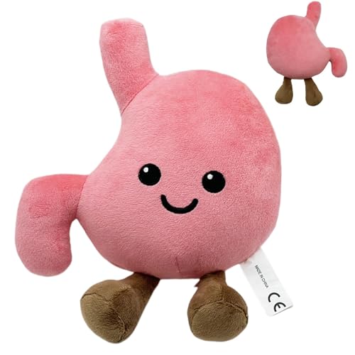 Stomach Plush Toy, Cartoon Stomach Doll, Cute Plush Stomach, Soft Stuffed Stomach Toy, Adorable Plush Doll, Living Room Plush Toy, Bedroom Cartoon Doll, Fun Stomach Pillow, Small Stuffed Doll Toy von Bsbkoj