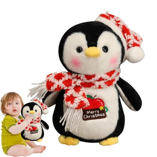 Stuffed Penguin, Plush Penguin Toy, Christmas Penguin Doll, Penguin Plushie, Soft Animal Toys For Kids, Scarf Penguin Plush, Cute Stuffed Animals, Holiday Stuffed Toys, Penguin For Kids, Cozy Pen von Bsbkoj