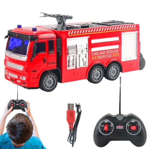 Toddler Fire Truck Toys, Children's Construction Truck Set, Fire Truck Car Toys, Educational Toy Vehicles, Kids Toy Fire Truck With Lights, Toddler Toy Vehicles Set, Preschool Fire Truck Toys, Constru von Bsbkoj