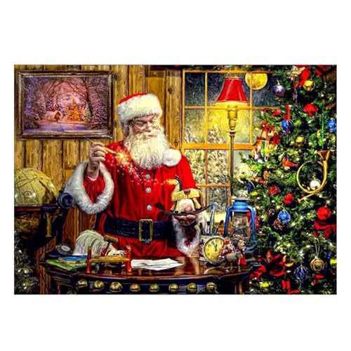 Weihnachtspuzzle, 1000X Sammlerstück-Puzzle, Weihnachtsmann-Familienpuzzle, Urlaubspädagogisches Puzzle, Familienspiele, Puzzle, festliche Wohnkultur-Puzzle, Weihnachtspuzzle-Spaß, dekorative von Bsbkoj