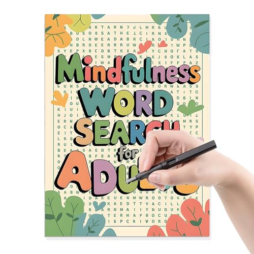 Word Search Books for Adults, 8.27x11.22 Inches, 400+ Multilevel Puzzles, Engaging Word Find Games for Relaxation, Stress Relief, Brain Exercise & Fun Activity von Bsbkoj