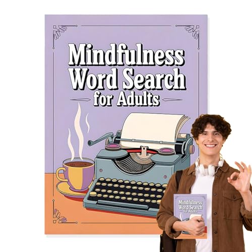 Word Search Books for Adults, 8.27x11.22 Inches, 400+ Multilevel Puzzles, Engaging Word Find Games for Relaxation, Stress Relief, Brain Exercise & Fun Activity von Bsbkoj