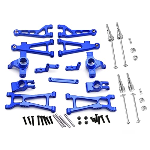 Bsowte Metall-Antriebswellen-Querlenker-Set für HBX 16889 16889A 16890 SG1601 SG1602 1/16 RC Car Upgrades Teile, 2 von Bsowte