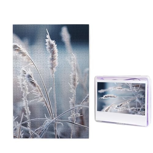 Puzzle mit 1000 Teilen – Frostras-Bilderpuzzles für Erwachsene, anspruchsvolles Puzzle, personalisiertes Holzpuzzle, Fotopuzzle, Geschenke, 74,9 x 50 cm von Btcowzrv