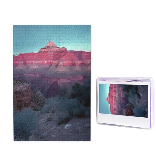 Puzzle mit 1000 Teilen – Grand Canyon Bilderpuzzles für Erwachsene, herausforderndes Puzzle, personalisiertes Holzpuzzle, Fotopuzzle, Geschenke, 74,9 x 50 cm von Btcowzrv