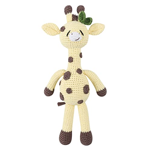 Btgghytr 27 9 cm Große Ausgestopfte Giraffe Gehäkelte Giraffe Stofftier Raumdekoration Emotion Appease Für Kleinkinder Mädchen Büro Ornament von Btgghytr