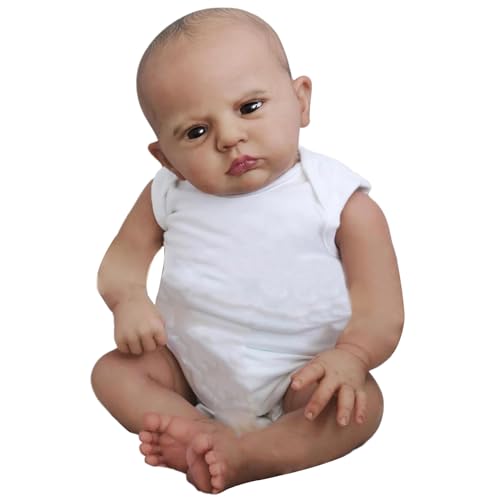 Btgghytr Realistische Kinder mit beweglichem Arm und Bein, 60 cm, für Babys und Kinder, zum Schlafen von Btgghytr