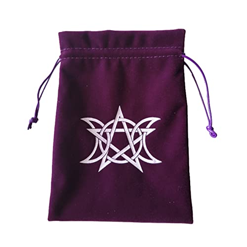 Btgghytr Tarot Pad Metaphysische Hexe Wahrsagerei Tischdecke Brettspiel Flanell Schmuck Aufbewahrungstasche von Btgghytr