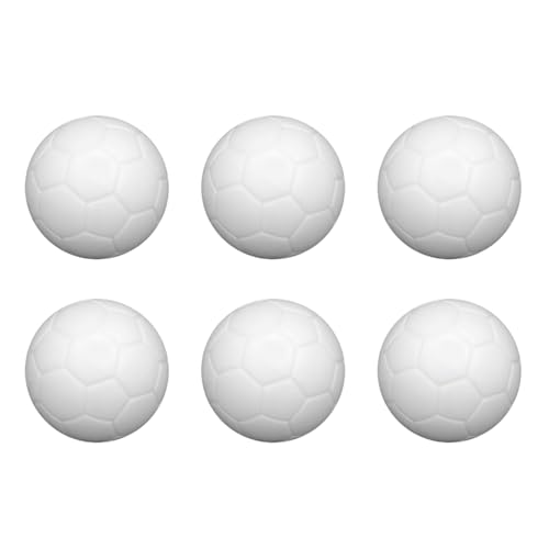 Btgghytr Tischfußball Ball 36 Mm Tischfußball Tischfußball Ersatzball Weißes Tischspiel Fußball Set von Btgghytr