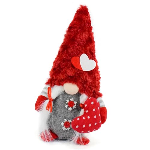 Btgghytr Valentines Day Gnomes Plushes Dolls Handmade Face Less Dolls Decorations Hat For Living Room von Btgghytr