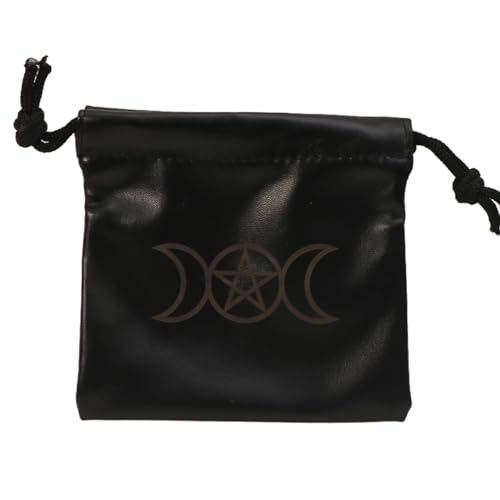 Btgghytr Wahrsagerei Tarot Karten Würfel Tasche Hochzeitstasche Tischdecke Orakel Tasche Schmuckaufbewahrung Kordelzug Tarot von Btgghytr