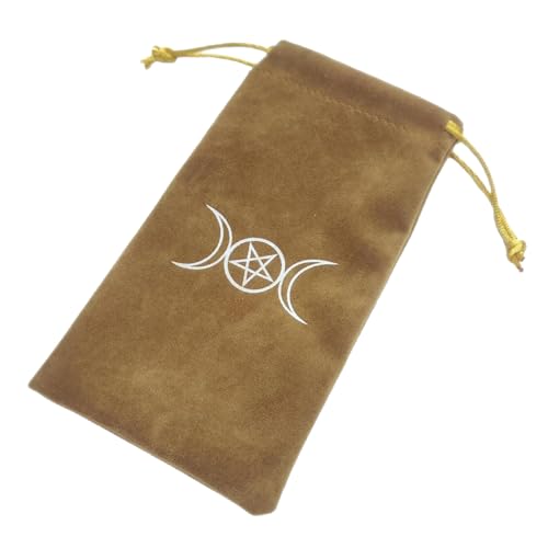 Btgghytr Wahrsagerei Tischdecke Karten Pad Tischtuch Brettspiel Kordelzug Flanell Tasche Tarot Aufbewahrung von Btgghytr