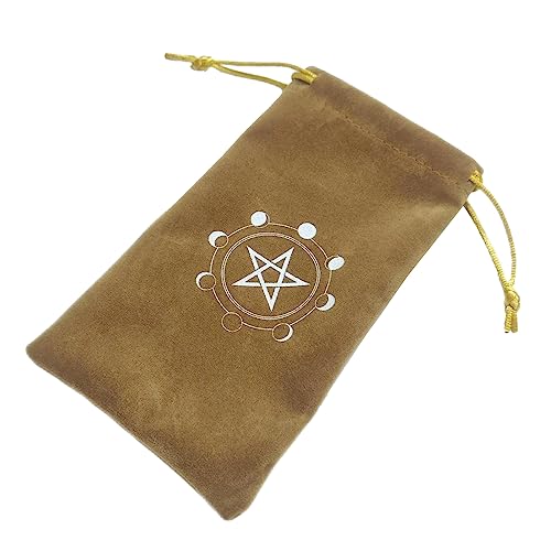 Btgghytr Wahrsagerei Tischdecke Karten Pad Tischtuch Brettspiel Kordelzug Flanell Tasche Tarot Aufbewahrung von Btgghytr