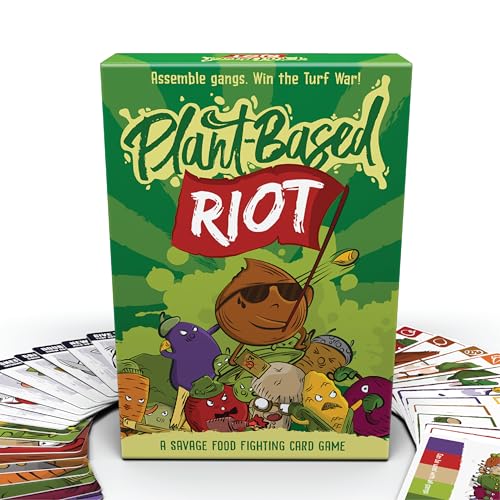 Bubblegum Stuff - Plant Based Riot | Strategic Set Collecting Card Game | Fun Family Game | 98 Poker-Size Cards - 2-5 Players von Bubblegum Stuff