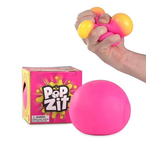 Bubblegum Stuff Pop-Zit - Der ultimative Pimple Popping Stress Reliever - Squishy Silikon Ball mit Fake Eiter - Perfekt für Stressabbau - Lustiges Geschenk für Pickel Pop-Popping Enthusiasten (6 x 6 x von Bubblegum Stuff