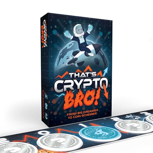 Bubblegum Stuff - That's Crypto Bro Card Game - Crypto Trading Card Game - Sammle Münzen und manipuliere den Markt - Spielkarten, Brettspiele, Familienspiele, Reisespiele, 10+ Jahre von Bubblegum Stuff