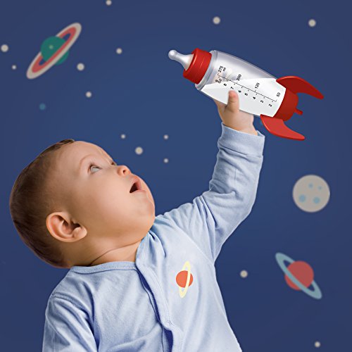 Rakete Baby Flasche / Rocket Baby Bottle Fassungsvermögen 275 ml, Bedruckt von Bubblegum Stuff