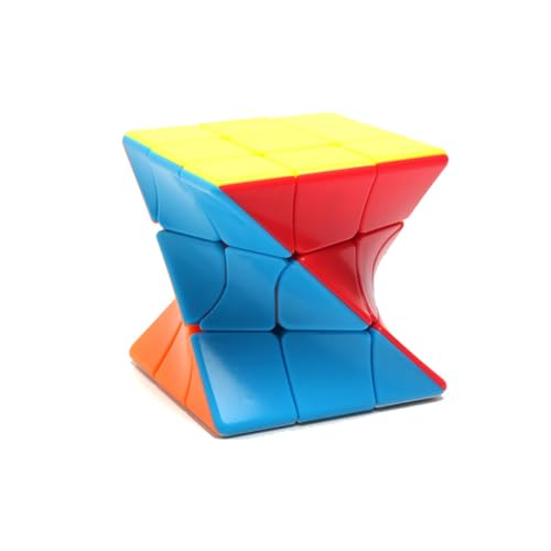 3x3 Zauberwürfel Twist Skewb Cube Stickerless Geschwindigkeit ​​ Würfel 3D Puzzles Würfel Lebendige Farbe Magic Puzzle Spielzeug (3X3) von Bucaxit