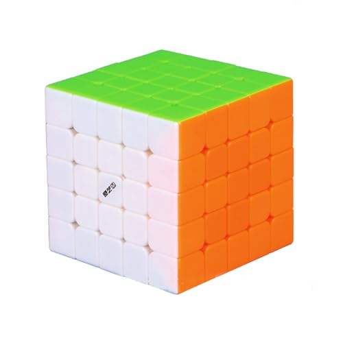 QY MS Zauberwürfel, magnetischer Speed ​​Cube, Keine Aufkleber, sanft rotierendes 5 x 5 x 5 pädagogisches Würfelspielzeug, geeignet für Würfelliebhaber (MS 5X5) von Bucaxit