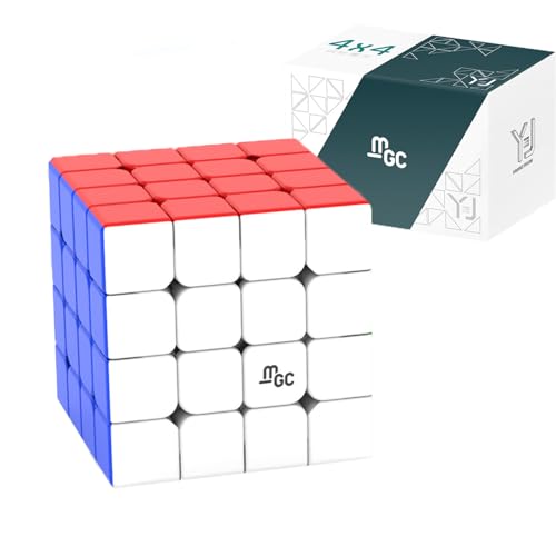 Zauberwürfel, YJ MGC 4x4 Magnetischer Speed-Puzzle-Würfel,3D Stickerless Magic Cube Puzzlewürfe Denksportaufgaben Geeignet für Zauberwürfel Enthusiasten (MGC 4X4) von Bucaxit