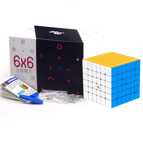 Zauberwürfel, YJ MGC 6x6 Magnetischer Speed-Puzzle-Würfel,3D Stickerless Magic Cube Puzzlewürfe Denksportaufgaben Geeignet für Zauberwürfel Enthusiasten (MGC 6X6) von Bucaxit