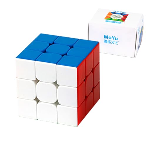 Zauberwürfel MOYU RS3M 2020 3x3 Magnetische Version Aufkleberfreier 3x3x3 Speed ​​Cube Glatt und Leicht Verstellbar Professionelles Würfelpuzzle Spielzeug für Würfelliebhaber (RS3M 2020) von Bucaxit