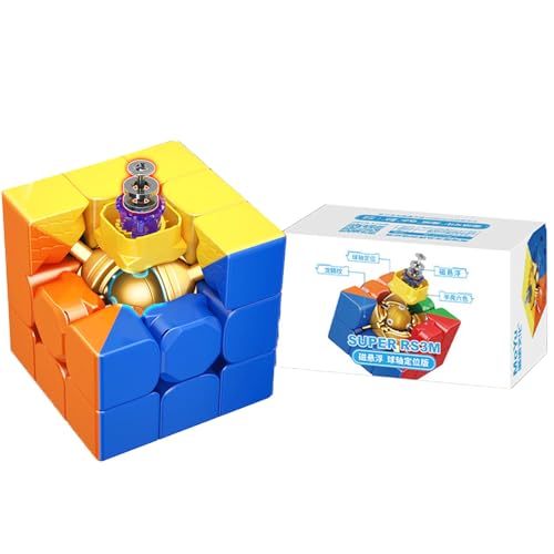 Zauberwürfel MOYU Super RS3M 2022 Ball Core Version 3X3 Zauberwürfel 3x3 Speed ​​Cube Glatt und Leicht Verstellbar Professionelles Würfelpuzzle Spielzeug für Würfelliebhaber(Super-3) von Bucaxit