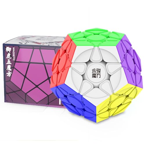 Zauberwürfel Megaminx, YJ YuHu V2M Dodekaeder Würfel Speed Cube Geschwindigkeitswürfel Puzzlewürfe Denksportaufgaben Geeignet von Bucaxit