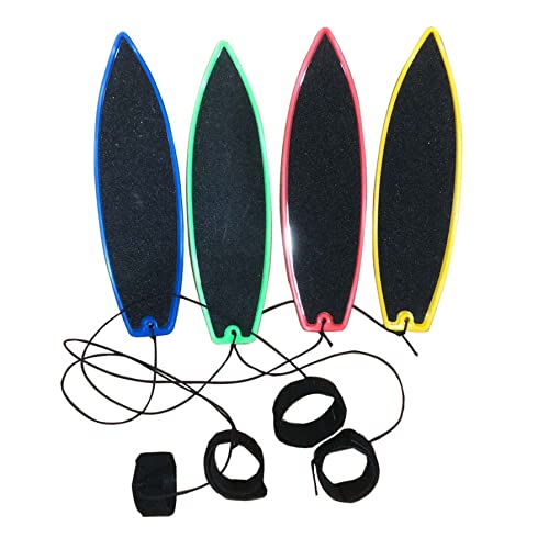 Budstfee Fingerplatine, 4pcs Finger Surfboards Finger -Surfbrett mit Schnur für Kinder Teenager Erwachsene Sommerurlaub Wind Surfbrett Fingerbrett (blau+gelb+rot+grün), Surfbretter für Kinder von Budstfee