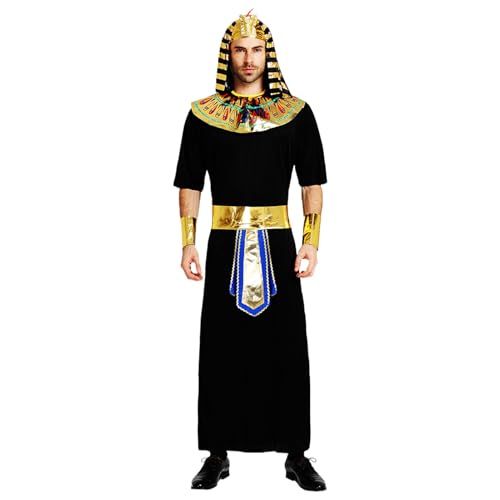 Buerfu Ägyptisches Kostüm – Urlaubskleidung, Cosplay-Outfit für Erwachsene, Halloween, Themen-Events, Bühnenaufführung, Maskerade, Karneval, Schule, Geburtstagsparty Buerfu Ägyptisches Kostüm – Urlaubskleidung, Cosplay-Outfit für Erwachsene, Halloween, Themen-Events, Bühnenaufführung, Maskerade, Karneval, Schule, Geburtstagsparty von Buerfu