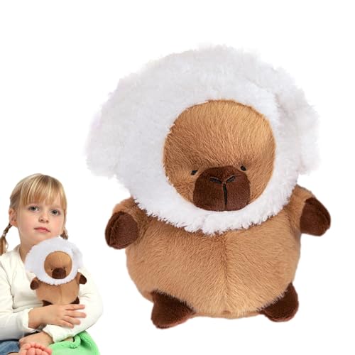 Buerfu Capybara-Plüschtier,Plüsch-Capybara-Stoffspielzeug, Capybara Design Gefüllter Plüsch, Bequeme Capybara-Plüschtiere, Stofftierpuppen für Kinder, von Buerfu