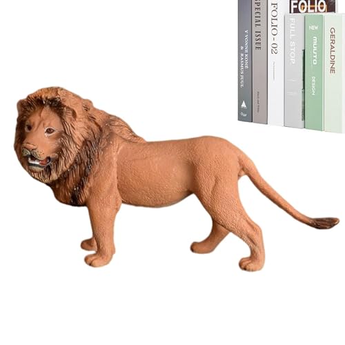 Buerfu Dschungeltiere Figuren - Niedliche Tierfigur | Realistische Jumbo Wild Zoo Animals Figuren Afrikanische Dschungeltiere Elefant, Giraffe, Löwe, Tiger, Gorilla für Kinder Kleinkinder von Buerfu