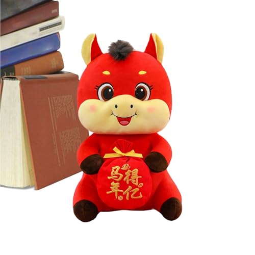 Buerfu Jahr des Pferdes Plüschtier,Chinesisches Neujahrsfest Maskottchen 2026 | Stofftier Spielzeug Geschenk Für Büro Schule Studentenzimmer Autoinnenraum Bücherregal Schreibtisch Deko - Für Zuhause Buerfu Jahr des Pferdes Plüschtier,Chinesisches Neujahrsfest Maskottchen 2026 | Stofftier Spielzeug Geschenk Für Büro Schule Studentenzimmer Autoinnenraum Bücherregal Schreibtisch Deko - Für Zuhause von Buerfu
