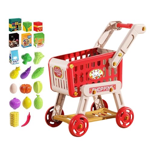 Buerfu Kinder Einkaufswagen | Kinder Einkaufswagen Spielzeug Spielküche Zubehör,Lernspielzeug Mit Und Gemüse Für Kleinkinder Mädchen Familien Interaktive Spiele Rollenspiel Buerfu Kinder Einkaufswagen | Kinder Einkaufswagen Spielzeug Spielküche Zubehör,Lernspielzeug Mit Und Gemüse Für Kleinkinder Mädchen Familien Interaktive Spiele Rollenspiel von Buerfu