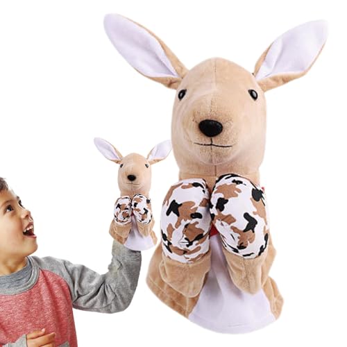 Buerfu Plüschtier-Handpuppen,Plüsch-Boxhandpuppen, Tierbox-Handpuppen, Handpuppen Tierspielzeug für Kinder, Kinder, Mädchen von Buerfu