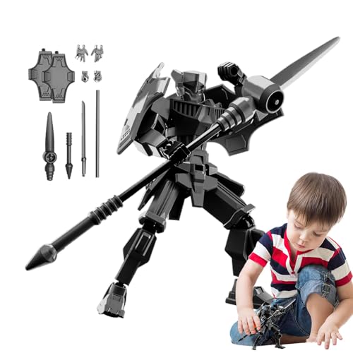 Buerfu -gedruckte Actionfigur,-Actionfiguren,-gedruckte bewegliche Actionfigur mit Mehreren Gelenken - Mechanisches Ganzkörperspielzeug, 13 cm großer Roboter mit Mehreren Gelenken, einzigartige von Buerfu