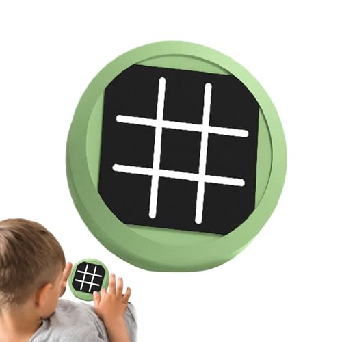 T-ic Tac Toe Spiel, Elektronisch Tic-Tac-Toe Bolt Spiel, 4-In-1-Puzzlespielkonsole, Brettspiel Familietragbare Reisespiele Für Bildungs- Und Gedächtnistraining Für Alle Altersgruppen von Buerfu