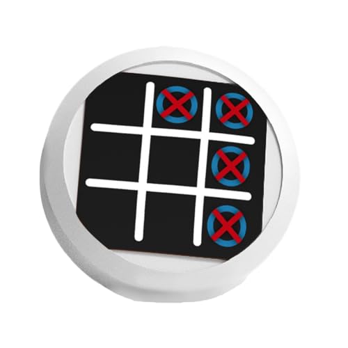 T-ic Tac Toe Spiel, Elektronisch Tic-Tac-Toe Bolt Spiel, 4-In-1-Puzzlespielkonsole, Brettspiel Familietragbare Reisespiele Für Bildungs- Und Gedächtnistraining Für Alle Altersgruppen von Buerfu