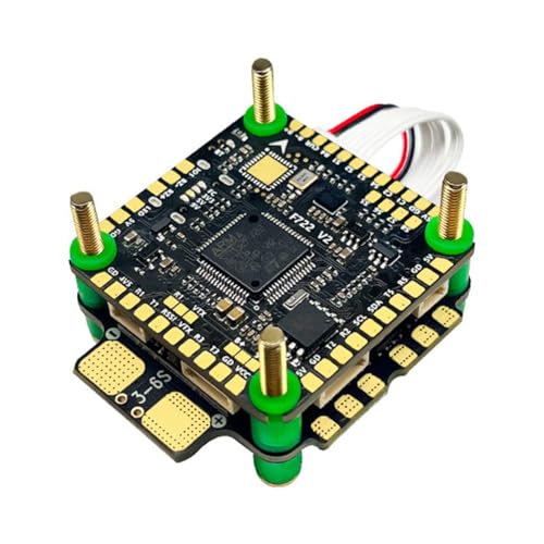 Bueyrfrq F760 V2 FC&ESC FPV Stack F722 V2 Flugsteuerung 60A AM32 ESC für FPV Freestyle Drohne von Bueyrfrq