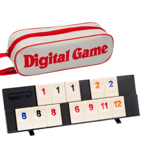 Bueyrfrq Standard-Israelisches Mahjong, Digitales Mahjong, Klassisches Rommé, Requisiten für Casual-Partys und Mehrere Spieler-Tischspiele, A von Bueyrfrq