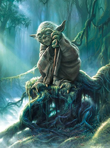 Buffalo Games 12551 Star Wars Fine Art Collection-Yoda Piece Jigsaw Puzzle (1000 Teile), Mehrfarbig/Meereswellen (Ocean Tides), Large von Buffalo Games