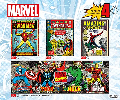 Buffalo Games - 4 in 1 Marvel Comics von Buffalo Games