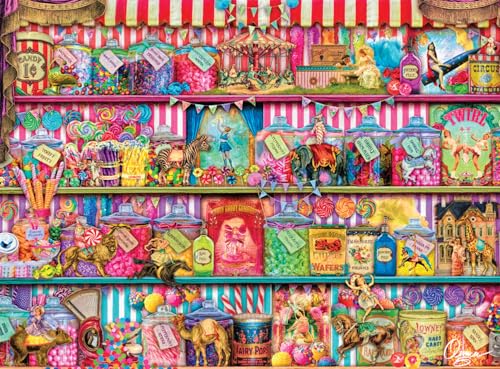 Buffalo Games - Aimee Stewart - Sweet Shoppe - 1000-teiliges Puzzle für Erwachsene herausforderndes Puzzle perfekt für Spieleabende - Fertige Puzzle-Größe ist 26,75 x 19,75 cm von Buffalo Games