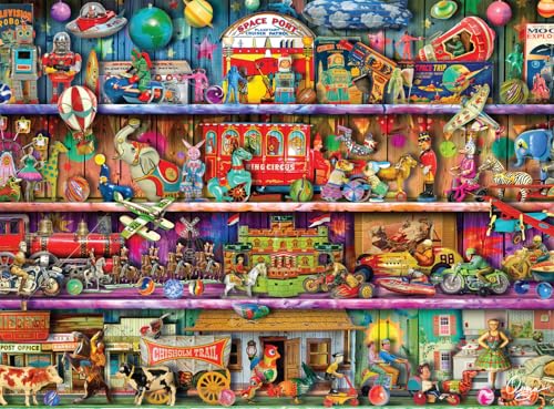 Buffalo Games - Aimee Stewart - Toy Wonderama - 1000 Teile Puzzle für Erwachsene - Herausforderndes Puzzle perfekt für Spieleabende - Fertige Größe ist 26,75 x 19,75 cm Buffalo Games - Aimee Stewart - Toy Wonderama - 1000 Teile Puzzle für Erwachsene - Herausforderndes Puzzle perfekt für Spieleabende - Fertige Größe ist 26,75 x 19,75 cm von Buffalo Games
