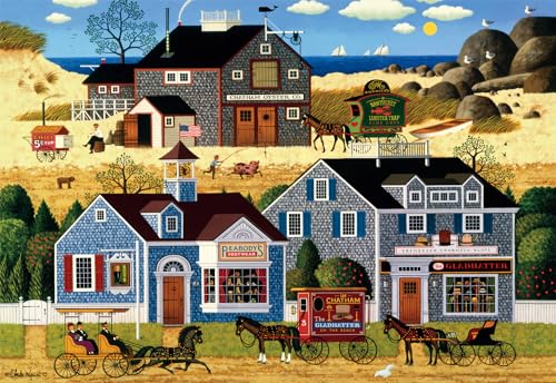 Buffalo Games - Charles Wysocki - Devilstone Harbor - 2000-teiliges Puzzle für Erwachsene, herausforderndes Puzzle, perfekt für Spieleabende - Fertige Größe ist 38,50 x 26,50 cm von Buffalo Games