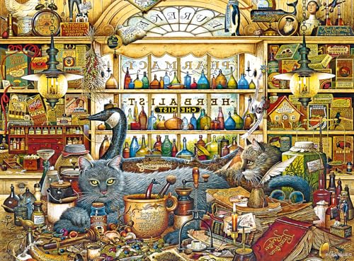 Buffalo Games - Charles Wysocki - Elmer und Loretta - 1000-teiliges Puzzle für Erwachsene, herausforderndes Puzzle, perfekt für Spieleabende - Fertige Puzzle-Größe ist 26,75 x 19,75 cm von Buffalo Games