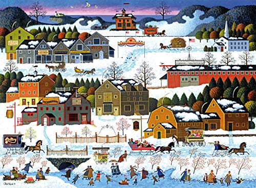 Buffalo Games - Charles Wysocki - Hickory Haven Canal - Puzzle 1000 Teile von Buffalo Games