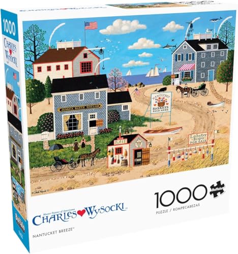 Buffalo Games - Charles Wysocki - Nantucket Breeze - 1000-teiliges Puzzle für Erwachsene herausforderndes Puzzle perfekt für Spieleabende - Fertige Puzzle-Größe ist 26,75 x 19,75 cm Buffalo Games - Charles Wysocki - Nantucket Breeze - 1000-teiliges Puzzle für Erwachsene herausforderndes Puzzle perfekt für Spieleabende - Fertige Puzzle-Größe ist 26,75 x 19,75 cm von Buffalo Games