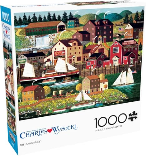 Buffalo Games - Charles Wysocki - The Cambridge - 1000-teiliges Puzzle für Erwachsene, herausforderndes Puzzle, perfekt für Spieleabende, Fertige Größe 26,75 x 19,75 cm Buffalo Games - Charles Wysocki - The Cambridge - 1000-teiliges Puzzle für Erwachsene, herausforderndes Puzzle, perfekt für Spieleabende, Fertige Größe 26,75 x 19,75 cm von Buffalo Games